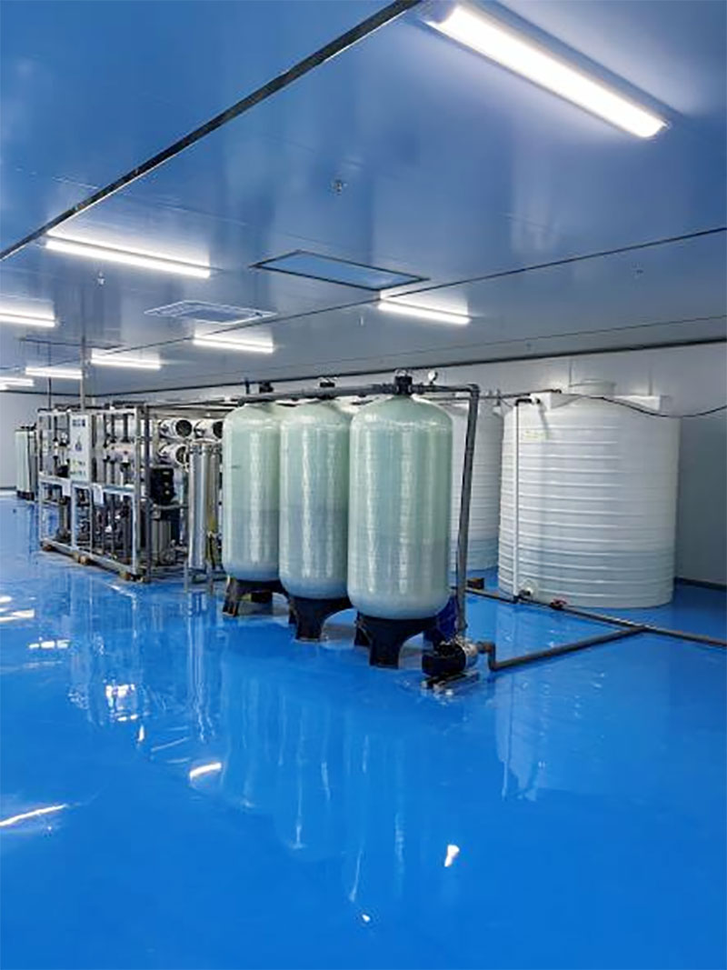 Third floor pure water workshop