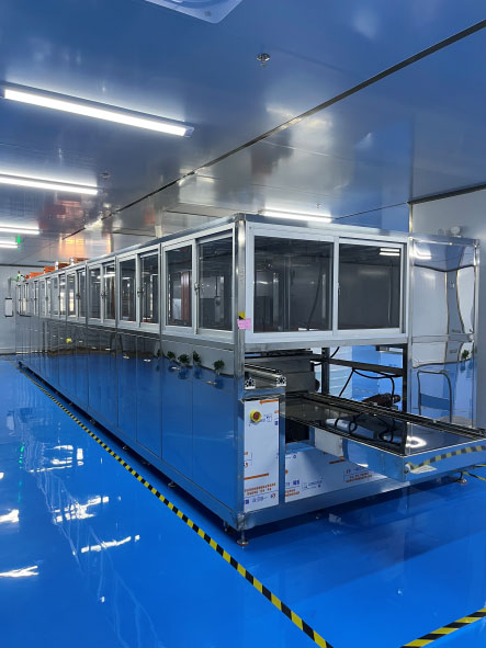 Second floor pre tempering fine washing workshop