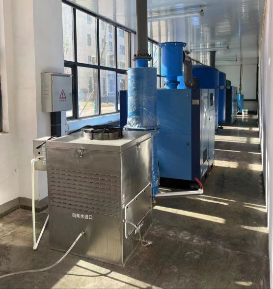 First floor air compressor room